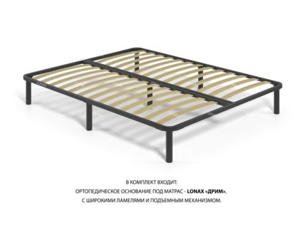 Кровать Lonax Марселла велюр Dolly-1 (с подъемным механизмом) 160х195