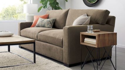 Диван Фиеста Мебель Непал велюр Vivaldi 23 коричневый