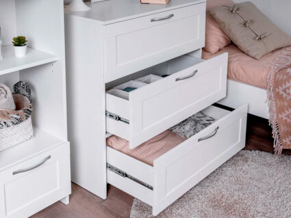 Комод Гуд Лакк Сириус 3 ящика белый