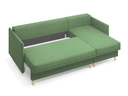 Диван Сонум Rain угловой Тедди Терракотовый Длина 240 см