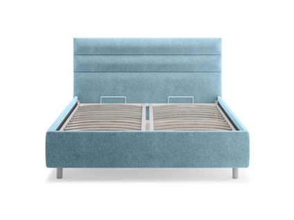 Кровать Сонум Linda Экокожа Белая (с подъемным механизмом) 160х200