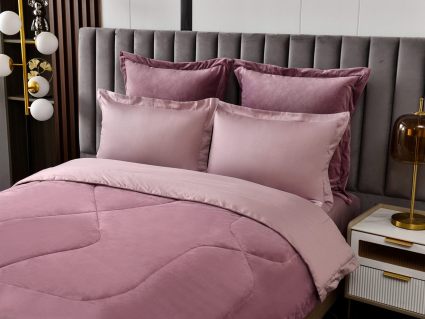 Комплект постельного белья Софи де Марко Энрике (лиловый) с одеялом 1,5-спальный