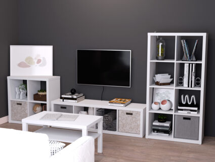 Стеллаж Гуд Лакк Фора 8 белый 38х76