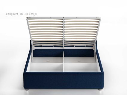 Кровать Nuvola Alba Velutto 26 (с подъемным механизмом) 160х200