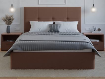 Кровать Lonax Алегра велюр Dolly-13 (с основанием) 160х200