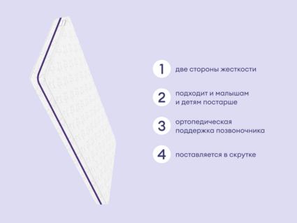 Матрас Базилик Бэби Сити 60х120