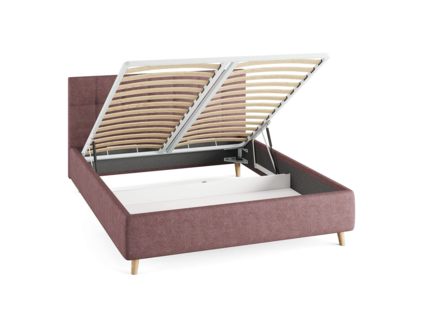 Кровать Сонум Bella Рогожка Мокко (с подъемным механизмом) 140х200