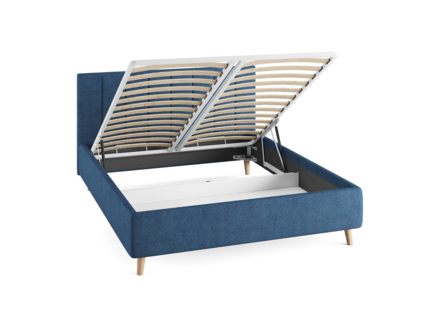 Кровать Сонум Alma Рогожка Песочная (с подъемным механизмом) 120х200