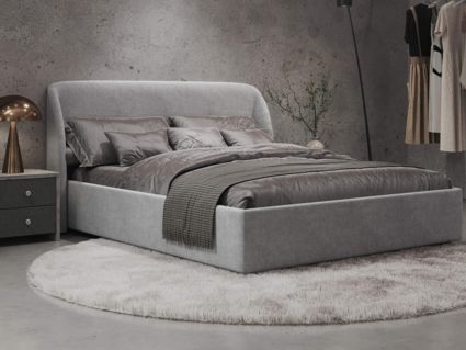 Кровать Сонум Nicole Микровелюр Оливковый 180х200