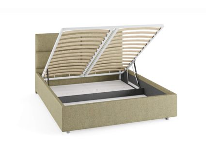 Кровать Сонум Omega Эвита Горчичный (с подъемным механизмом) 140х190