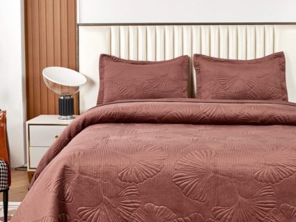 Покрывало Софи де Марко Бенита (марсала) 240х260