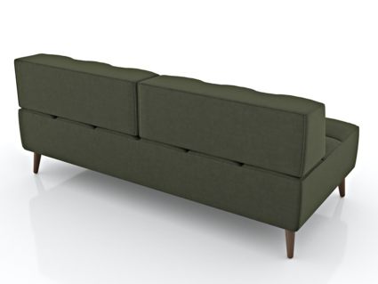 Диван Арско Нельсон трехместный зеленый