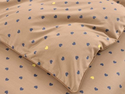 Комплект постельного белья Софи де Марко Лайки (шоколад) 1,5-спальный