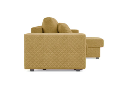Диван Сонум Denver угловой Кашемир горчичный Длина 267 см