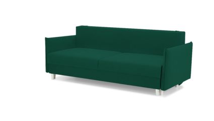 Диван Фиеста Мебель Портленд Лайт велюр Vivaldi 11 зеленый Длина 220 см