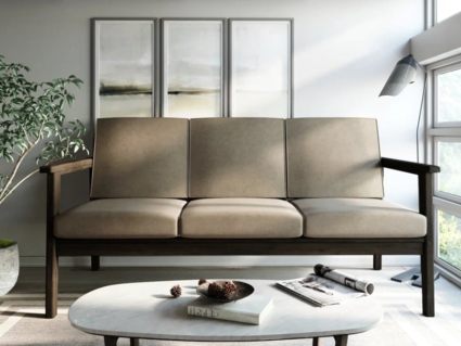 Диван Арско Лориан трехместный бежевый