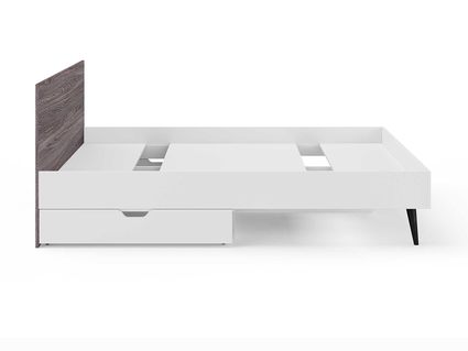 Кровать Сонум Ines Ясень анкор + белый 120х200