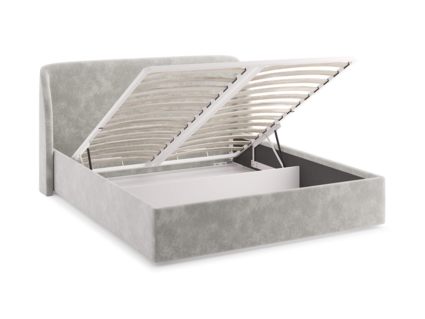 Кровать Сонум Nicole Рогожка Графит (с подъемным механизмом) 180х190