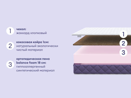 Матрас Базилик Фреш 20 кокос 140х195