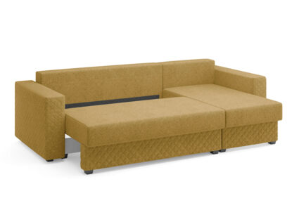 Диван Сонум Denver угловой Кашемир горчичный Длина 267 см