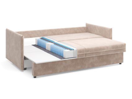 Диван Сонум Remy Тедди розовый Длина 215 см