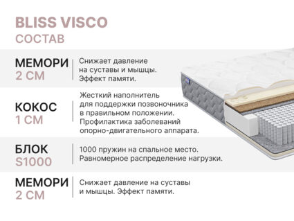 Матрас Димакс Bliss Visco 180х195