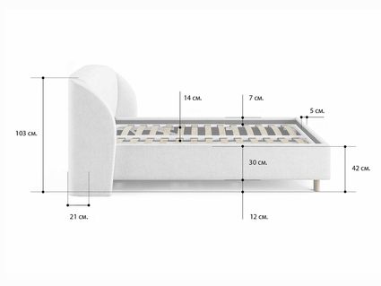Кровать Сонум Valencia Энигма Десерт 180х190