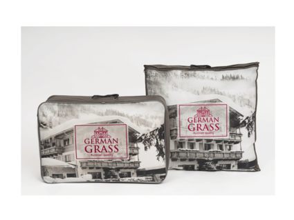 Подушка German Grass King Down Grass трехкамерная 3D с бортиком средняя 70х70