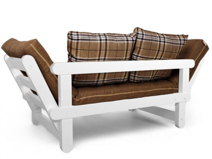 Диван Арско Сламбер двухместный коричневый Длина 153 см