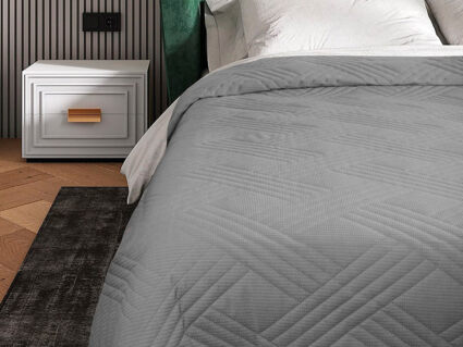 Покрывало Primavelle Velvet серое 220х240