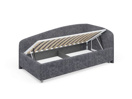 Кровать Сонум Paola Рогожка Мокко (с подъемным механизмом) 90х180