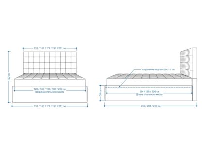 Кровать Lonax Аврора велюр Dolly-13 (с основанием) 200х200