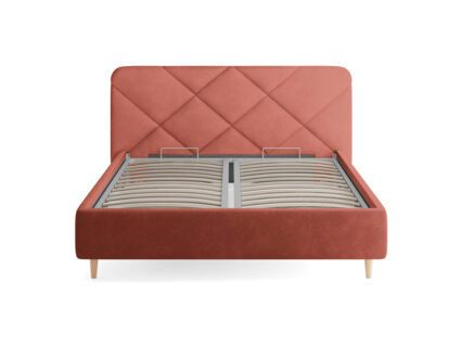 Кровать Сонум Taylor Рогожка деним (с подъемным механизмом) 140х190