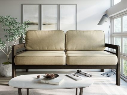 Диван Арско Бергер трехместный бежевый Длина 172 см