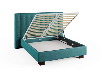 Кровать Сонум Barbara Рогожка Графит (с подъемным механизмом) 180х190