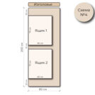 Кровать Mr.Mattress Site Box велюр Grey 180х200