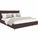 Кровать Beautyson Doris велюр Formula 238 коричневый 200х190