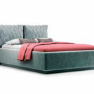 Кровать Nuvola Celeste Velutto 32 (с подъемным механизмом) 140х200