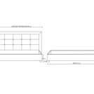 Кровать Димакс Норма + Нуар 120х190